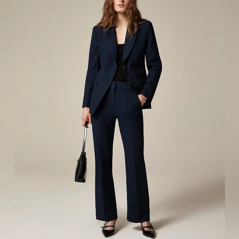 NWT J. Crew Navy Blue Madelyn Blazer In Four-Season Stretch Womens Sz 24
